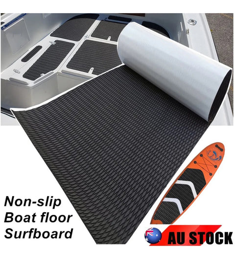 EVA Foam Boat Flooring Sheet  Marine Nonskid Decking Carpet ▶ Diamond Type Black