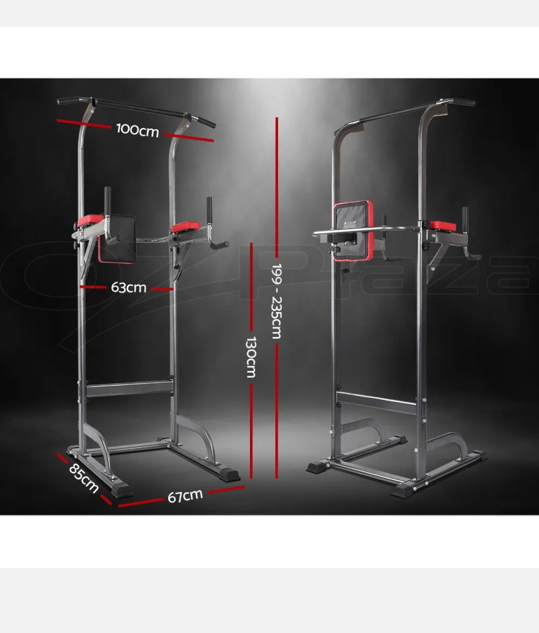 Everfit Weight Bench Chip Up Tower Bench Press Gym Equipment Fitness Bench