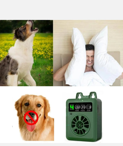 Outdoor Anti Bark Device Ultrasonic Dog Barking Control Stop Repeller Trainer AU