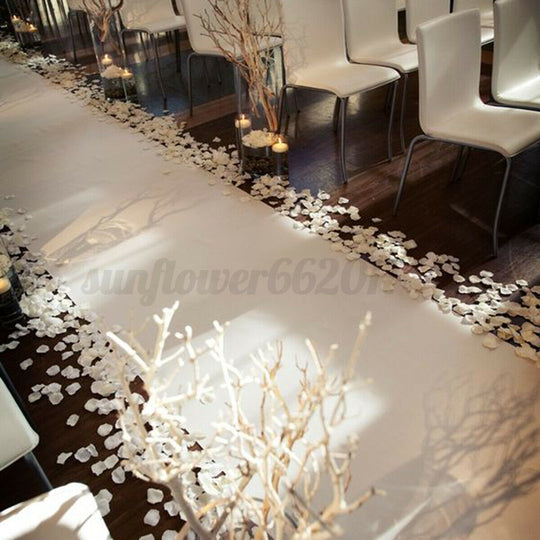 1.2M x 10M White Carpet Aisle Runner Wedding Party Event Decoration Mats Rugs - Bright Tech Home