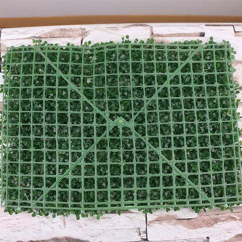 10x Artificial Plant Walls Grass Foliage Hedge Mat Greenery Panels Fence - Bright Tech Home