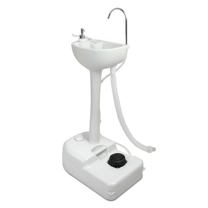 Weisshorn Camping Portable Sink Wash Basin Stand Food Hand 19L Water Capacity