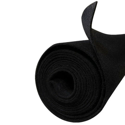 1.8M x 3M All Black Marine BASS BOAT Carpet Rugs Replacement Non-Slip Materials - Bright Tech Home