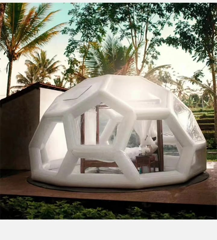 4M Bubble House Inflatable Bubble Tent Transparent Outdoor Camping - Bright Tech Home