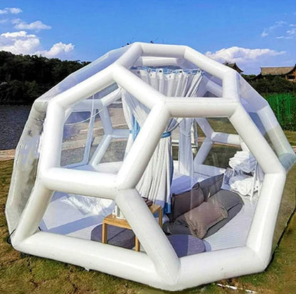 4M Bubble House Inflatable Bubble Tent Transparent Outdoor Camping - Bright Tech Home