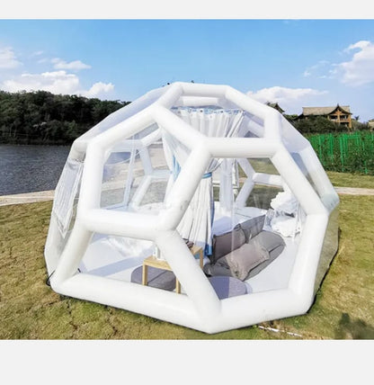 4M Bubble House Inflatable Bubble Tent Transparent Outdoor Camping - Bright Tech Home