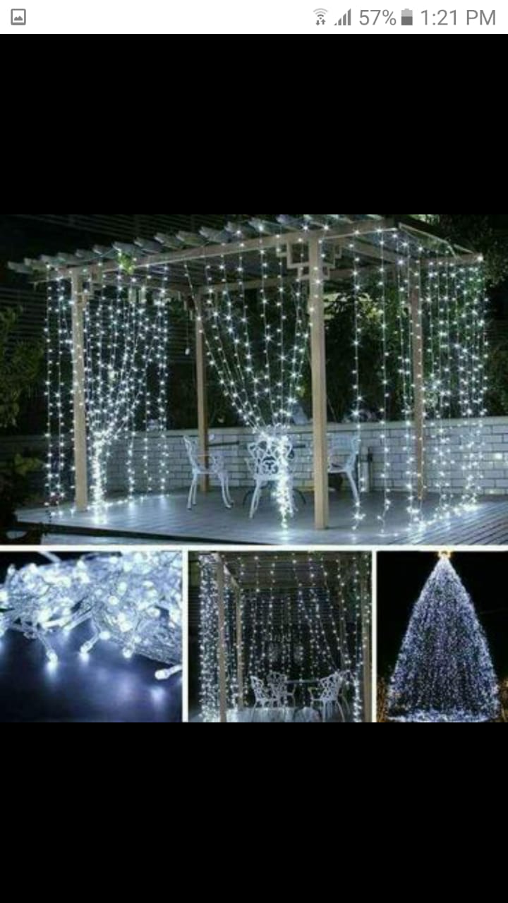 300/600 Led Curtain Fairy Lights Wedding Indoor Outdoor Christmas Garden Party - Bright Tech Home