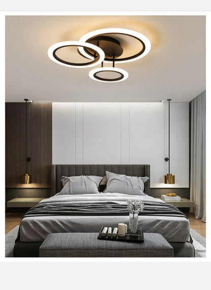 LED Dimming Chandelier Pendant Ceiling Light Living Dining Room Bedroom Kitchen