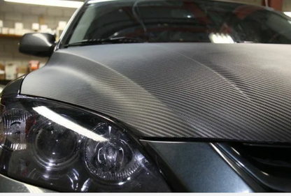 1.51m x 3m 3d black carbon fiber fibre car vinyl wrap film roll air release - Bright Tech Home