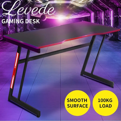 Levede Gaming Desk Office Table Desktop PC Computer Desks Racing Laptop Home