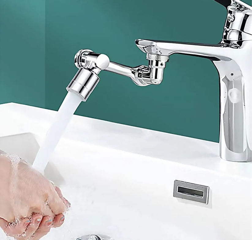 1080° Swivel Extension Faucet Aerator Rotate Robotic Arm Tap Extender Universal