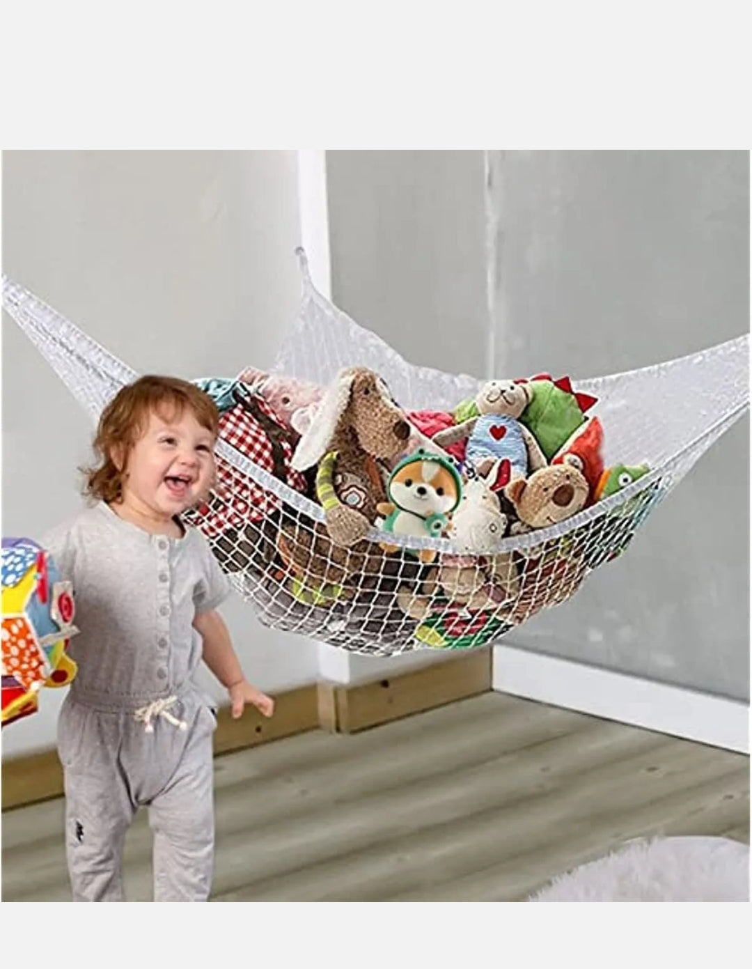 Large Stuffed Animal Net Strong Toy Hammock for Stuffed Animals Organizer Storag