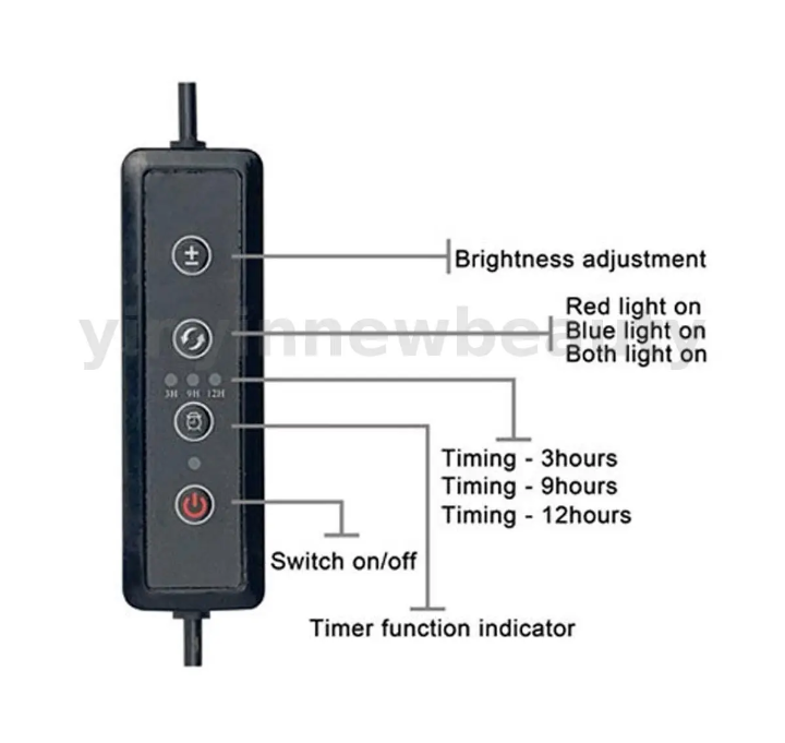 3 Head LED Full Spectrum Grow Light Pot Plant Flower Veg Light Growing Lamp AU - Bright Tech Home