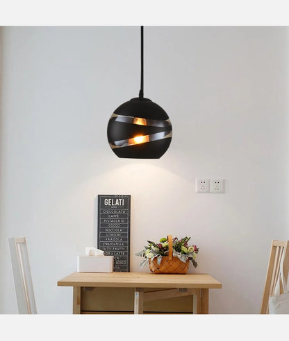 Pendant Light Black Kitchen Chandelier Light Glass Bar Ceiling Light Coffee Shop