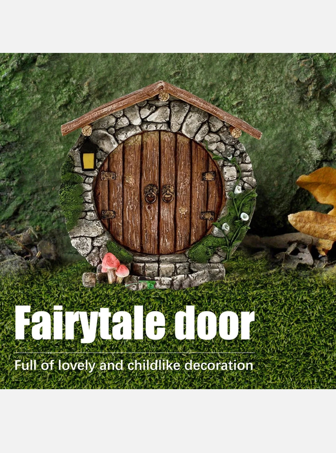 6PCS Miniature Fairy Door Garden Gnome Yard Art Sculpture Home Decoration New