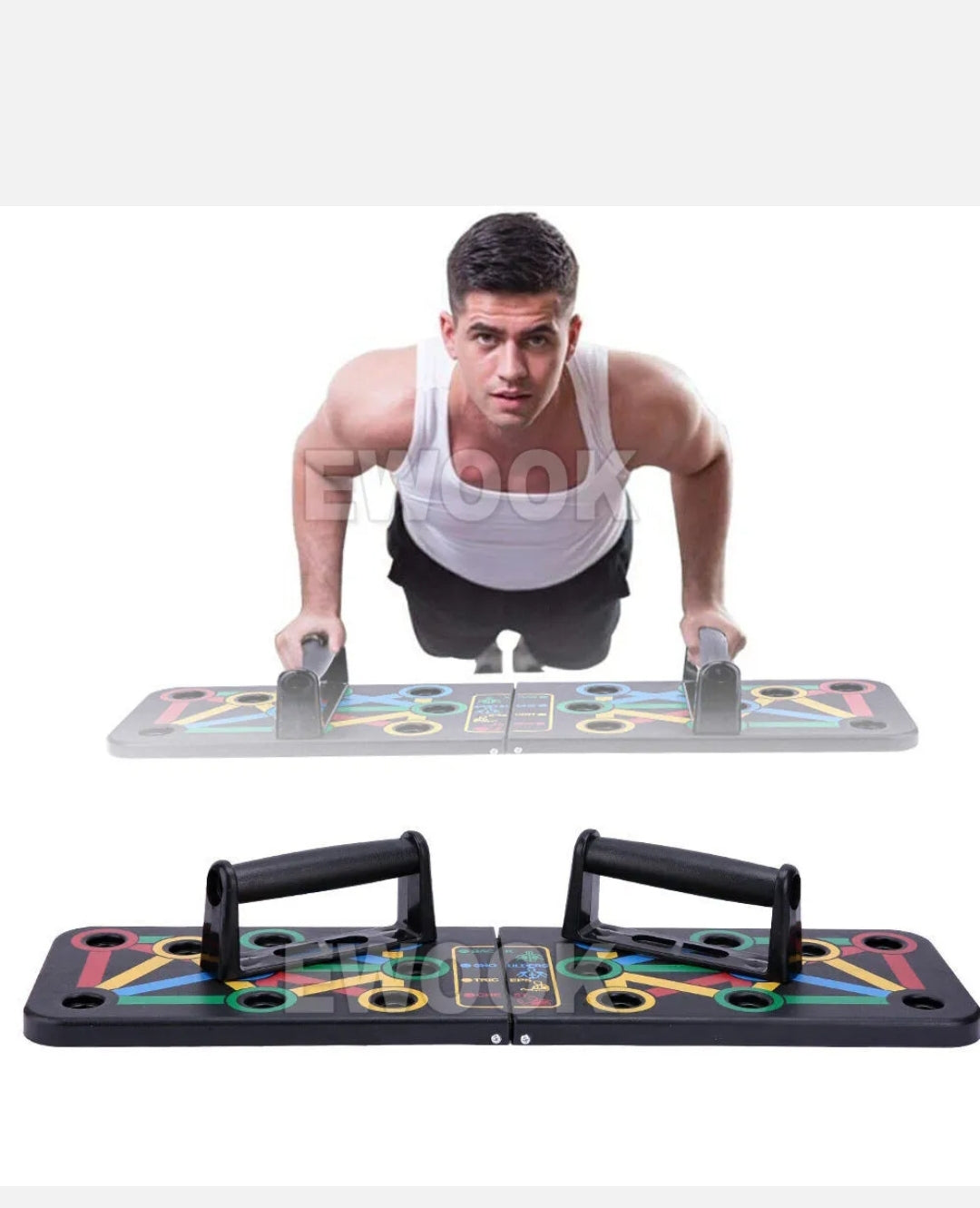 Push Up Board Rack Bar Grip Handle Muscle Gym Train Gym Workout Fitness Stand