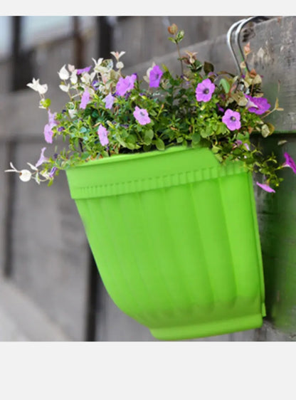 5PCS Wall Planter Hanging Flower Pot Garden Basket Home Outdoor Wall Decor AU