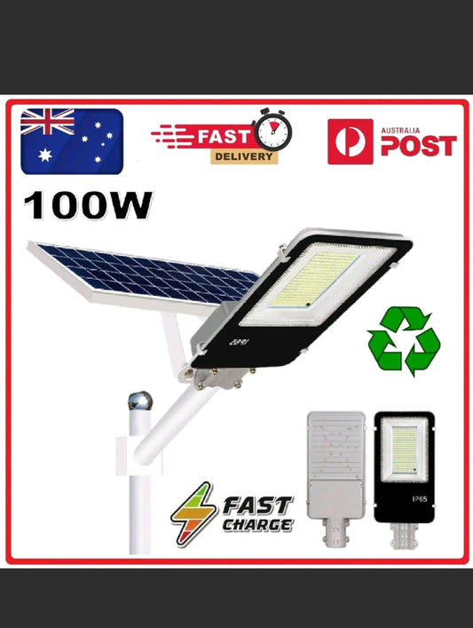 New Waterproof Solar Street LED Light Outdoor Garden Yard Lamp & Remote Control