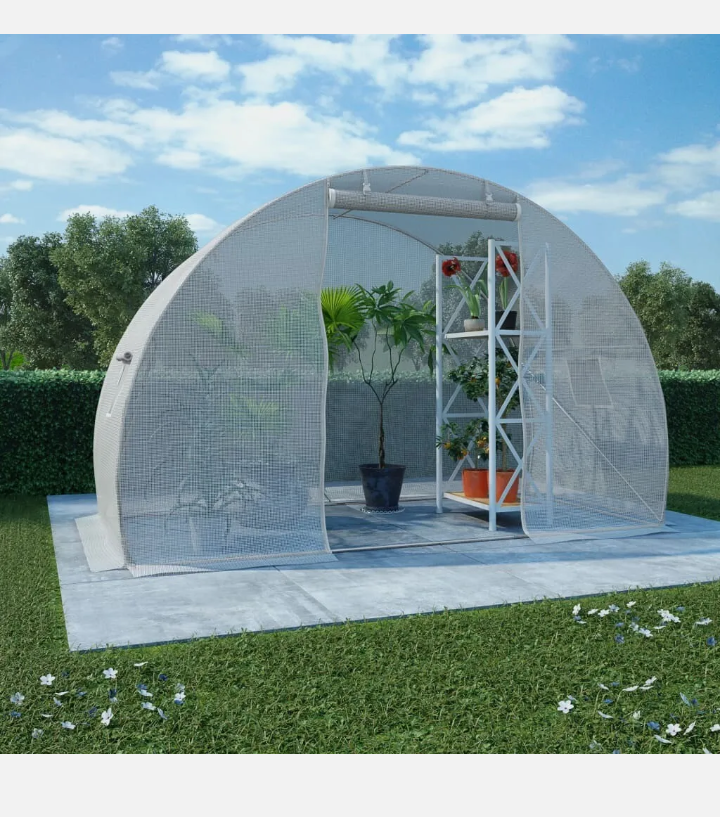 Outdoor Greenhouse Garden Flower Plant Vegetable House Galvanised  Steel Frame