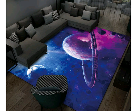 Galaxy Planet Universe Star Area Rug Carpet Small/Large Bath Floors Mat Doormats