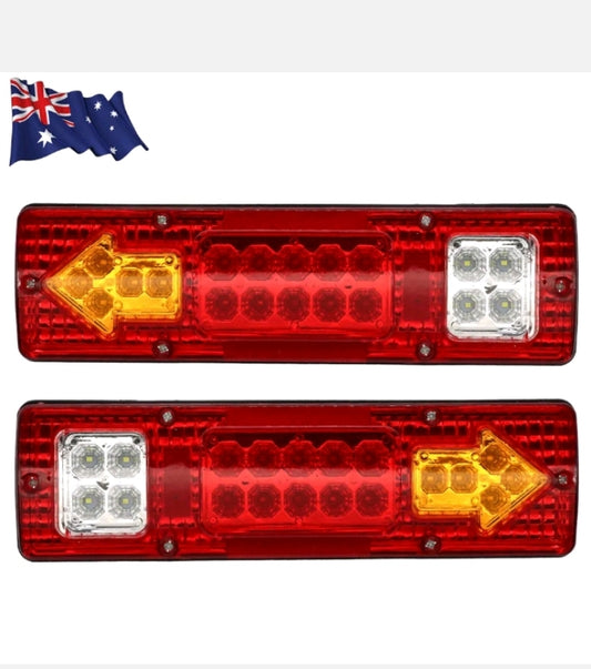 2X LED Tail Lights Stop Reverse Indicator 12V.Ute-Utv Trailer Caravan Truck Boat - Bright Tech Home