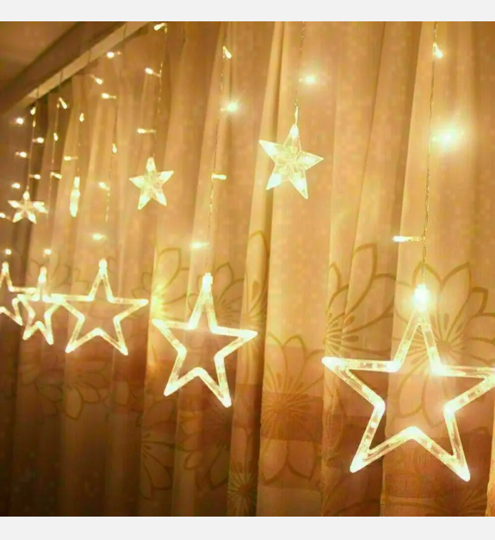 LED Twinkle Star Fairy String Lights Curtain Window Festival Party Weding Deco F