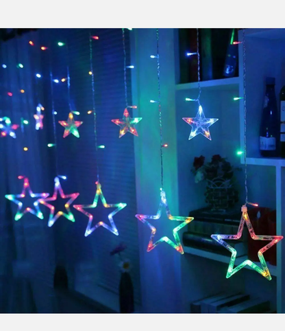 LED Twinkle Star Fairy String Lights Curtain Window Festival Party Weding Deco F