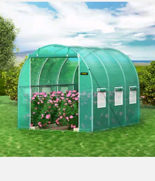 VEVOR Walk in Greenhouse 3x2x2M Green House Tunnel Garden Shed Plant Storage