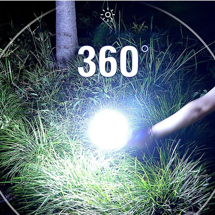 Portable Solar Camping Light LED Tent Light Outdoor Lantern Power Bank 5 Modes