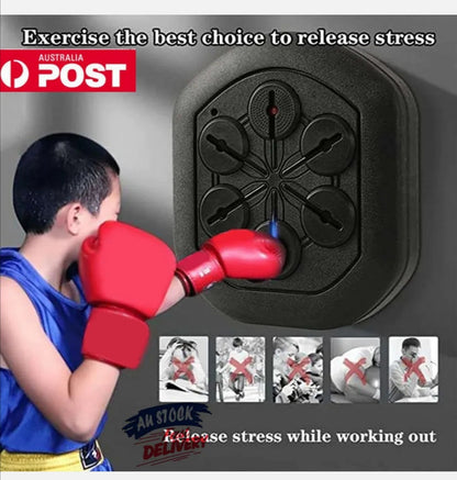 Smart Boxing Wall Target Music Boxing Training Wall Mount Fight Equipment+Glove