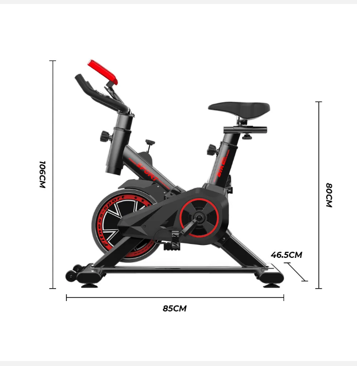 Fitness Spin Bike Exercise Home Gym Workout Flywheel Commercial Cycling Indoor - Bright Tech Home