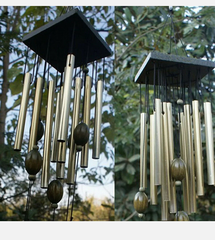 Large Wind Chimes Bell Stainless Butterfly 12 Tube Outdoor Windchime Garden Yard - Bright Tech Home