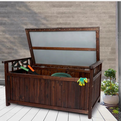 Levede Outdoor Storage Box Garden Bench Tool Toy Chest Furniture Container Shed