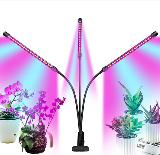 3 Head LED Full Spectrum Grow Light Pot Plant Flower Veg Light Growing Lamp AU - Bright Tech Home