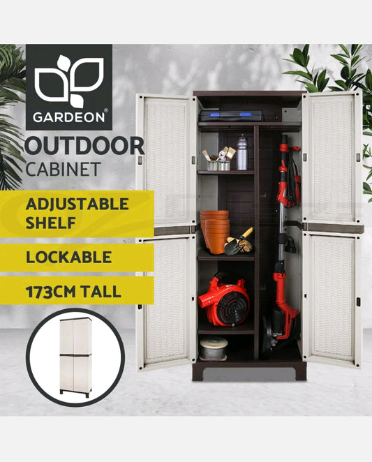 Gardeon Outdoor Storage Cabinet Box Garden Sheds Lockable Cupboard Tall Garage