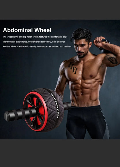 Ab Roller Wheel Abdominal Fitness Gym Exercise Equipment Core Training Workout