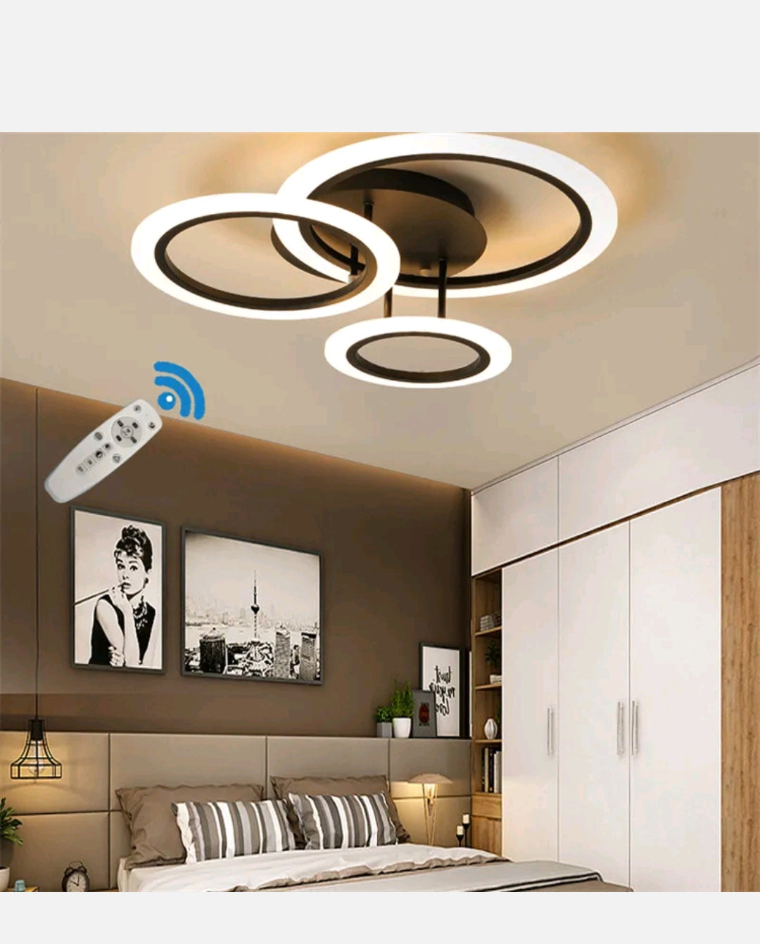 LED Dimming Chandelier Pendant Ceiling Light Living Dining Room Bedroom Kitchen