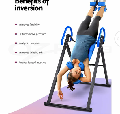 Everfit Inversion Table Gravity Exercise Bench Inverter Machine Home Gym Fitness