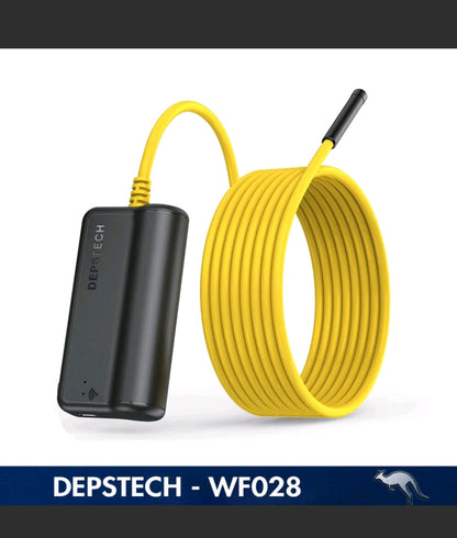 DEPSTECH 5MP Inspection Camera WiFi Borescope Inspection Endoscope Single Lens