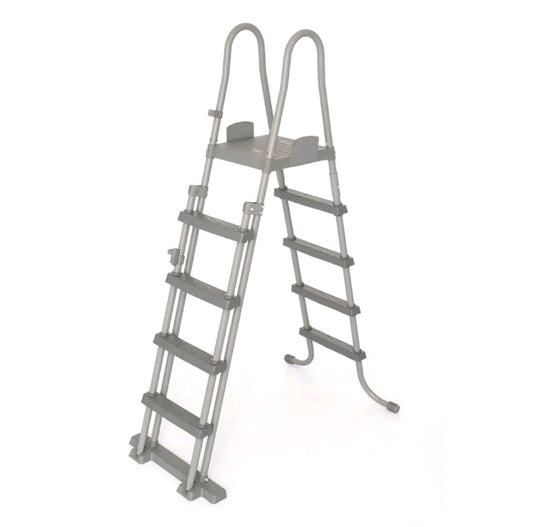 Bestway Safety Ladder with Foldable Step for Above Ground Pool 132cm 48inches - Bright Tech Home