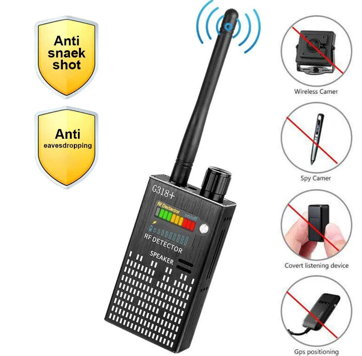 Anti-Spy Bug RF Camera Signal Detector for GSM Listening Device GPS