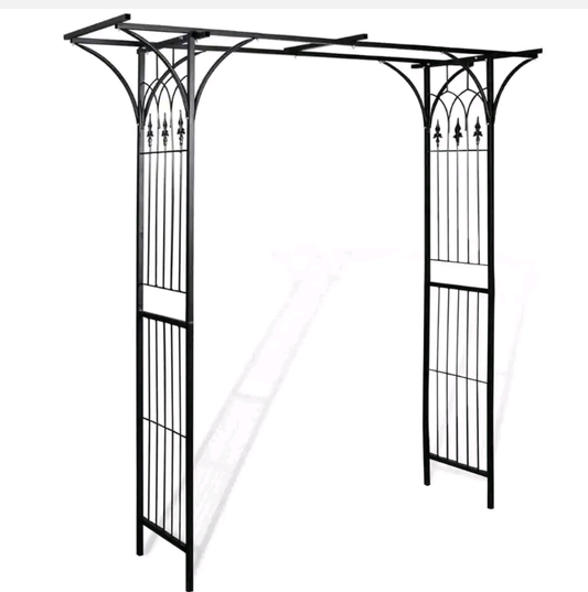 vidaXL Garden Arch Outdoor Patio Terrace Rose Trellis Car Port Arbour Archway.