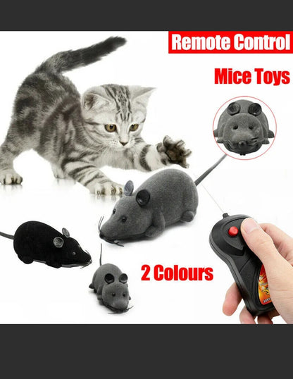 Pet Cat Puppy Toy Wireless Remote Control Electronic Rat Mouse Mice Toys Stock