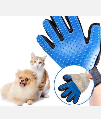 PET DOG CAT GROOMING MAGIC CLEANING GLOVE HAIR AND DIRT REMOVER BRUSH DESHEDDING