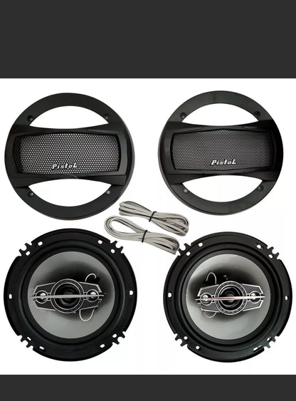 2Pcs 6" inch Car Coaxial Speaker 4 Way 650W Stereo Super Bass Music Audio Hifi