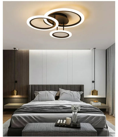 LED Dimming Chandelier Pendant Ceiling Light Living Dining Room Bedroom Kitchen