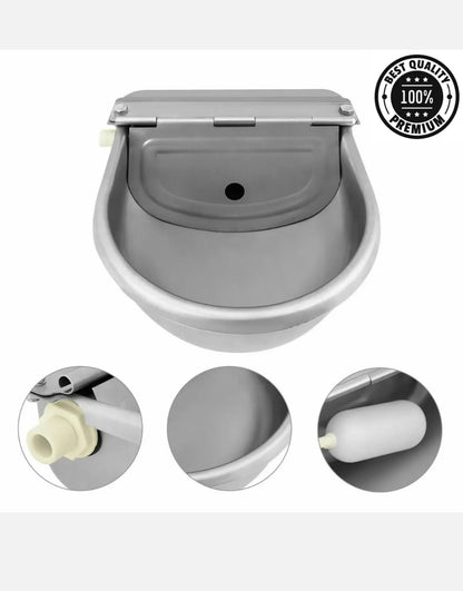 Stainless Pipe Water Trough Bowl Auto Drinking For Dog Horse Chicken Auto Fill