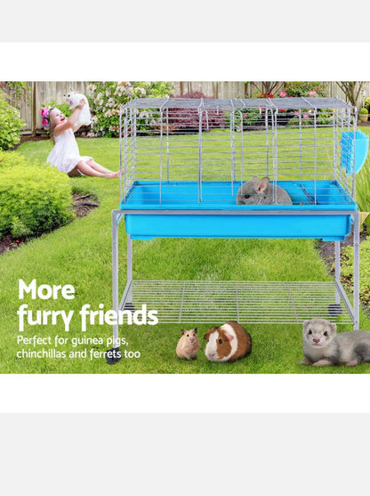 Rabbit Cage Hutch Indoor Outdoor Pet Bunny Hamster Guinea Pig Enclosure Carrier