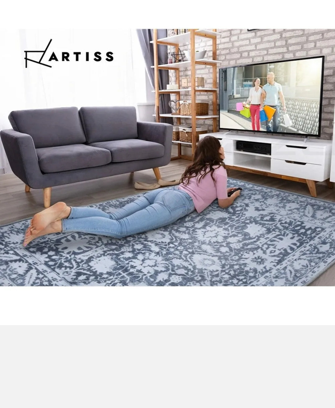 Artiss Floor Rugs 200 x 290 Area Rug Large Mat Carpet Short Pile Bedroom Living