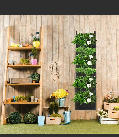 Vertical Hanging Garden Planter Flower Pots  Layout Waterproof  Wall Mount